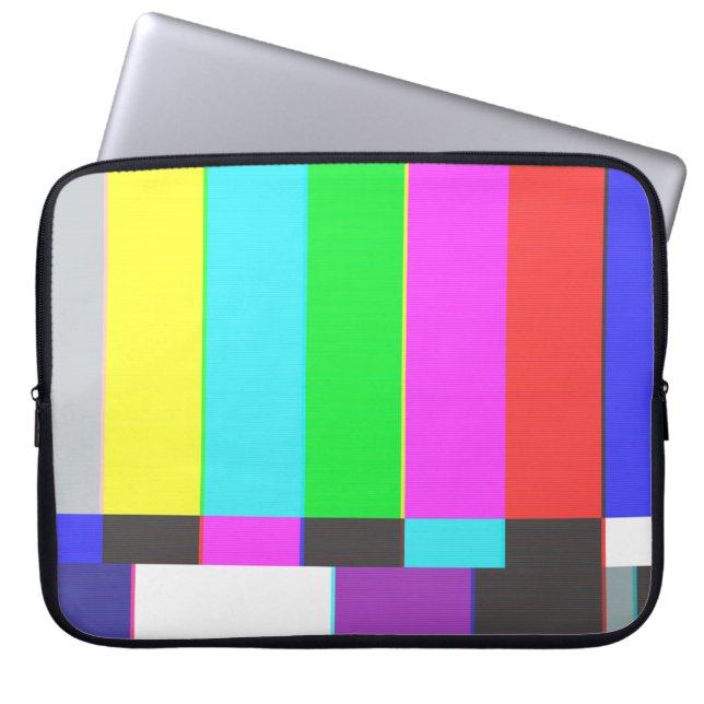 Capa Para Notebook sem tela de TV de sinal com ruído (Frente)