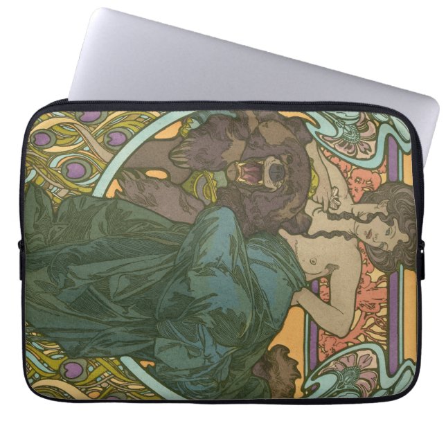 Capa Para Notebook Sem título por Alphonse Mucha (1902) (Frente)