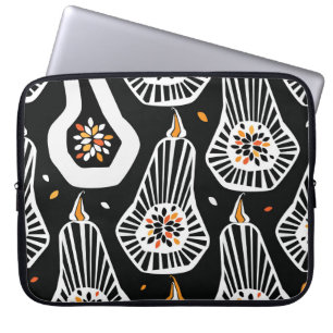 Capa Para Notebook Sementes de Bombas Estilizadas: Design sem costura