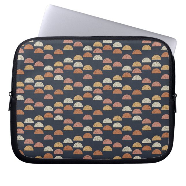 Capa Para Notebook Semi teste padrão geométrico do círculo (Frente)