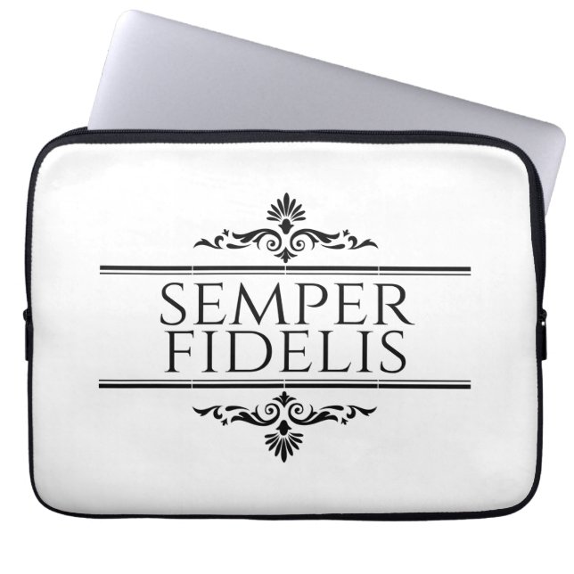 Capa Para Notebook Semper Fidelis (Frente)
