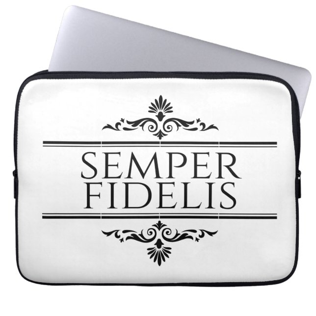 Capa Para Notebook Semper Fidelis (Frente)