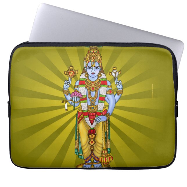 Capa Para Notebook Senhor Vishnu  (Frente)