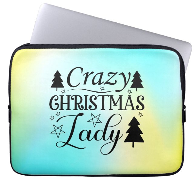 Capa Para Notebook Senhora de Natal Louca-45322 (Frente)
