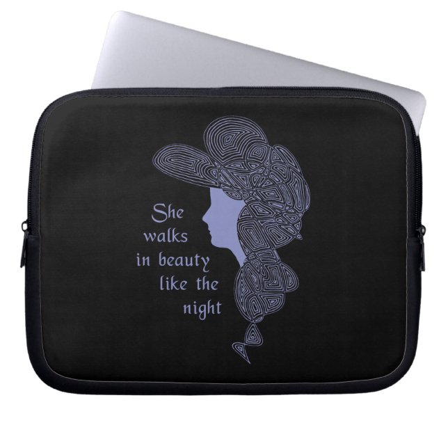 Capa Para Notebook Senhora do senhor Byron (Frente)