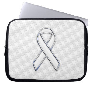 Capa Para Notebook Sensibilização da fita branca cromo sobre a Impr
