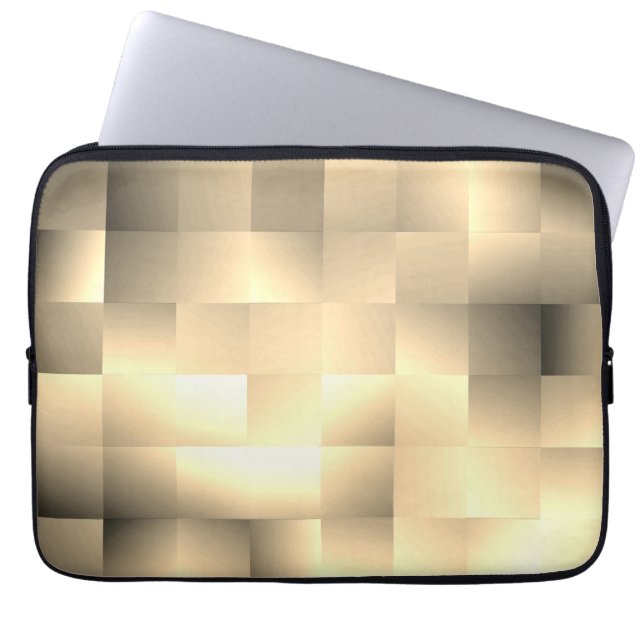 Capa Para Notebook Sépia Tones em padrão quadrado (Frente)