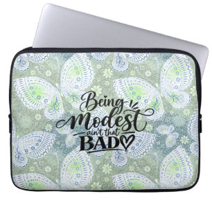 Capa Para Notebook Ser modesto não é tão ruim