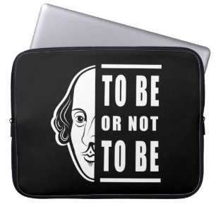 Capa Para Notebook Ser Ou Não Ser Citação de Shakespeare Tespiano