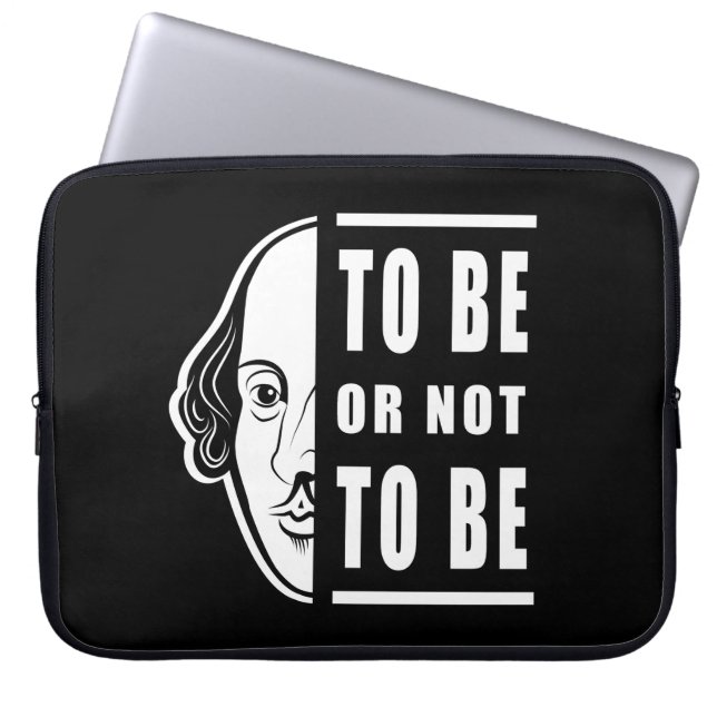 Capa Para Notebook Ser Ou Não Ser Citação de Shakespeare Tespiano (Frente)