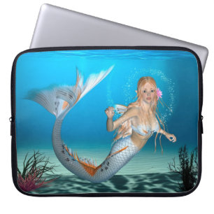 Capa Para Notebook Sereia Adorável