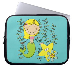 Capa Para Notebook Sereia loura