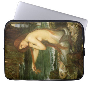 Capa Para Notebook Sereia pelo Waterhouse de JW, arte da mitologia do