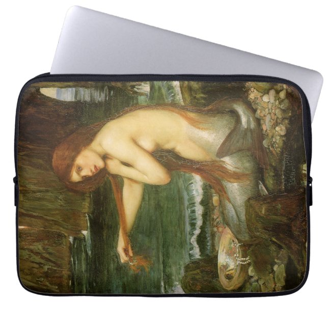 Capa Para Notebook Sereia por John William Waterhouse (Frente)