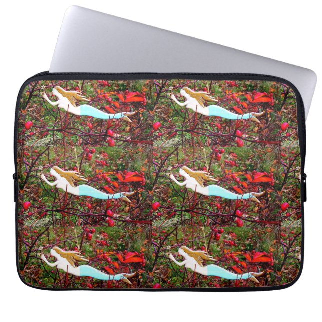 Capa Para Notebook sereias douradas (Frente)