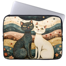 Capa Para Notebook Serene Cats
