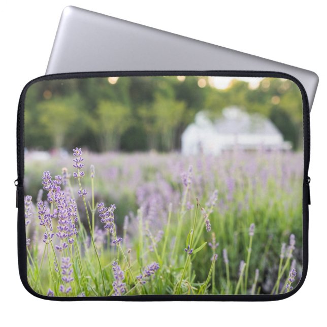 Capa Para Notebook Serene Lavanda Field (Frente)