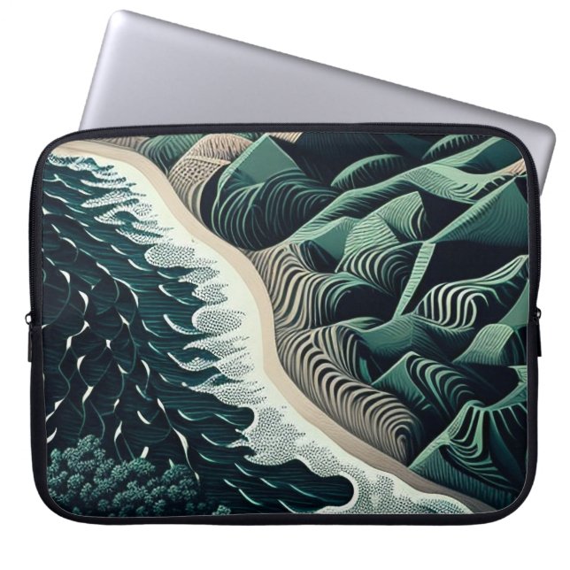 Capa Para Notebook Serene Shores (Frente)