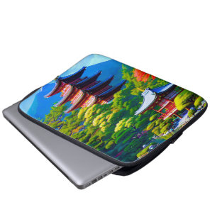 Capa Para Notebook Serenidade Shinto: A Alma do Jardim