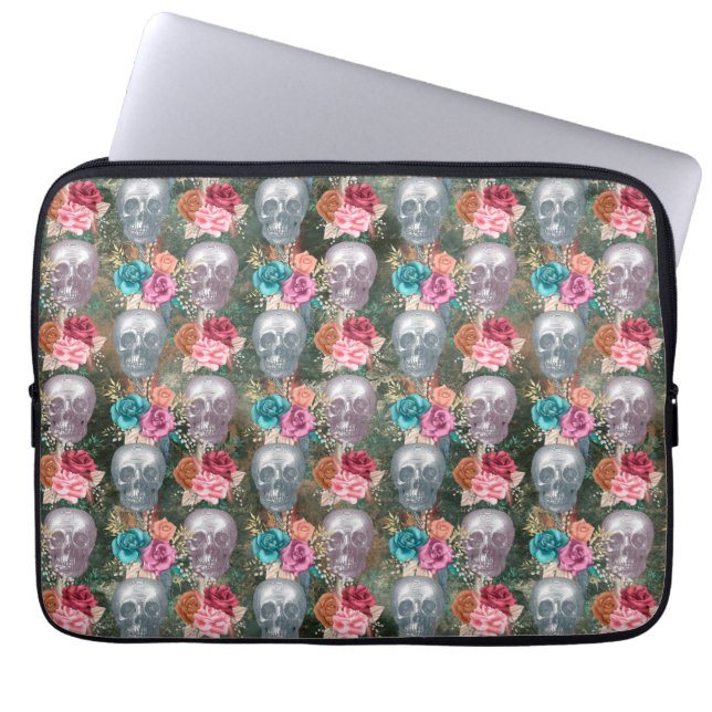 Capa Para Notebook Série Boho Skull Design 10 (Frente)