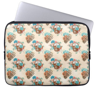 Capa Para Notebook Série Boho Skull Design 12