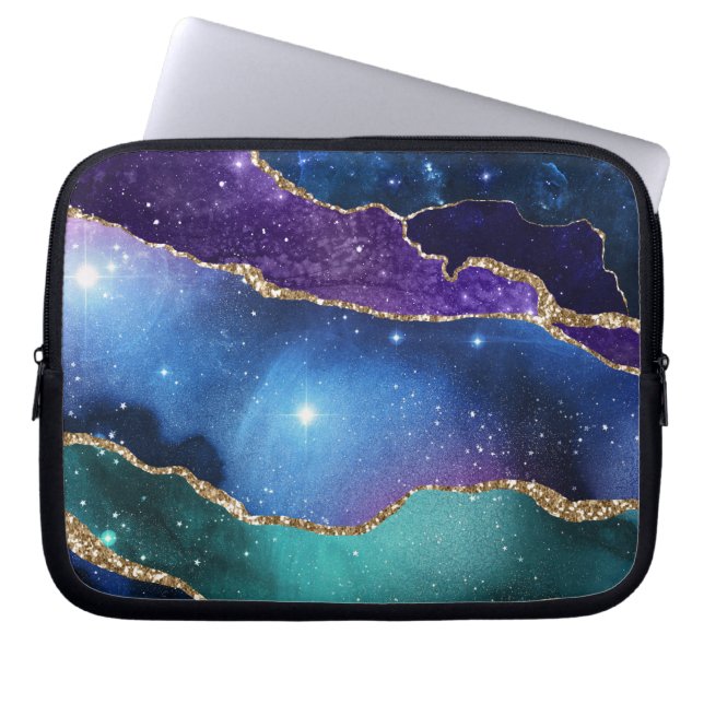 Capa Para Notebook Série Galaxy Agate Design 13 (Frente)