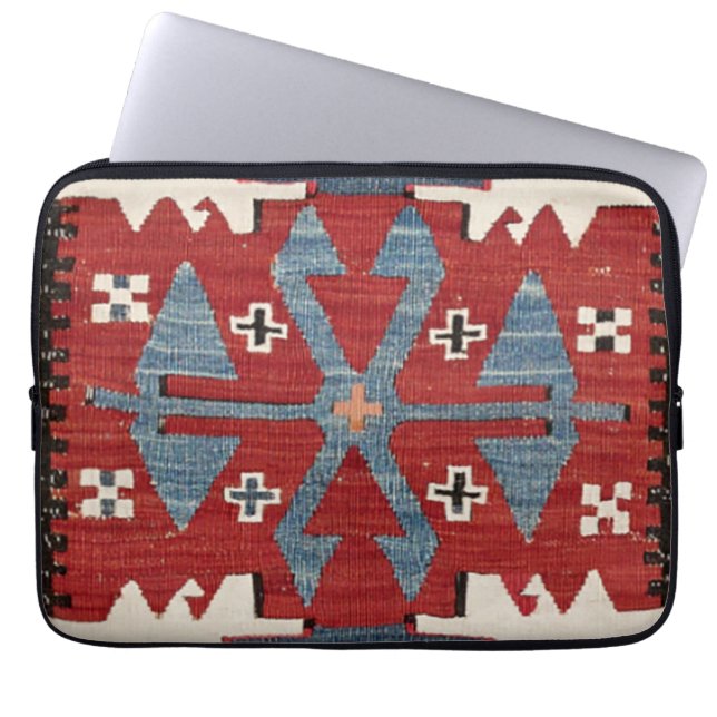 Capa Para Notebook Seta em Diamante Azul Konya II 19º Século - Autent (Frente)