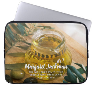 Capa Para Notebook Seu nome Bíblia Verso