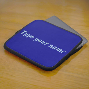 Capa Para Notebook Seu Nome na Capinha de Laptop Azul