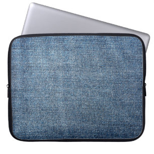Capa Para Notebook Shabby denim textura para fundo. Jeans azuis