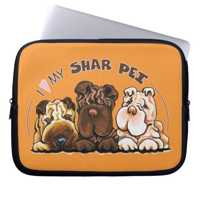 Capa Para Notebook Shar Pei Lover Chinês (Frente)