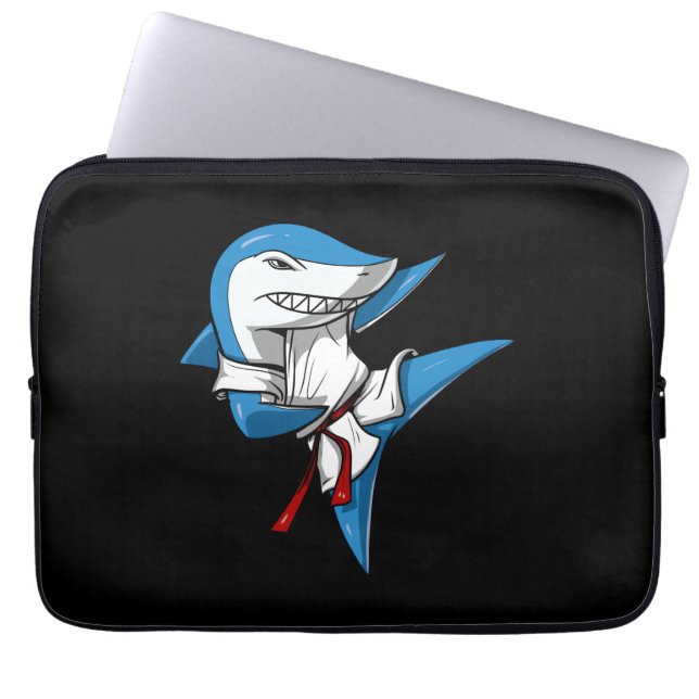 Capa Para Notebook Shark Karate (Frente)