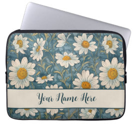 Capa Para Notebook Shasta Daisies