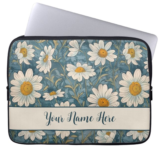 Capa Para Notebook Shasta Daisies (Frente)