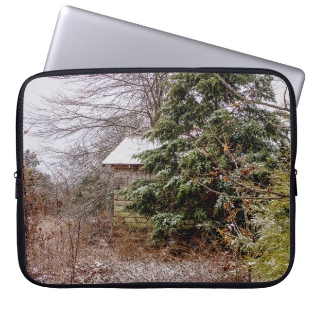 Capa Para Notebook Shed Abandonado (Frente)