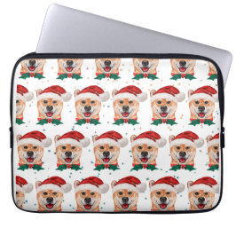 Capa Para Notebook Shiba Inu Cachorros Criam Estrelas de Natal