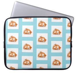 Capa Para Notebook shiba inu filhotes no estojo do laptop do padrão t