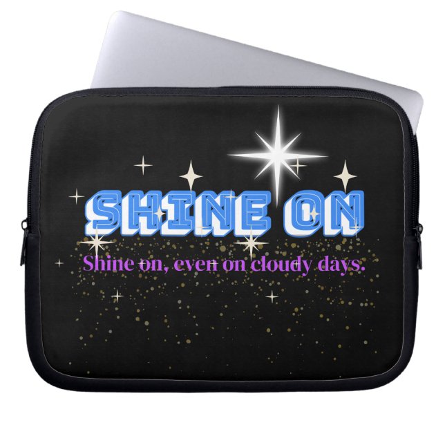 Capa Para Notebook SHINE ON - Night Glow Star Edition (Frente)