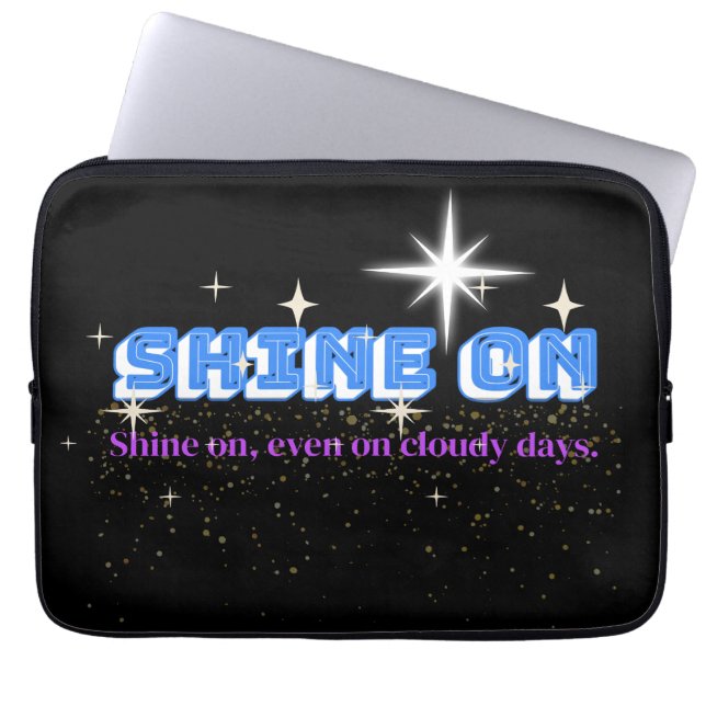 Capa Para Notebook SHINE ON - Night Glow Star Edition 13" (Frente)