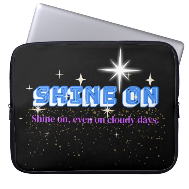 Capa Para Notebook SHINE ON - Night Glow Star Edition 15" (Frente)