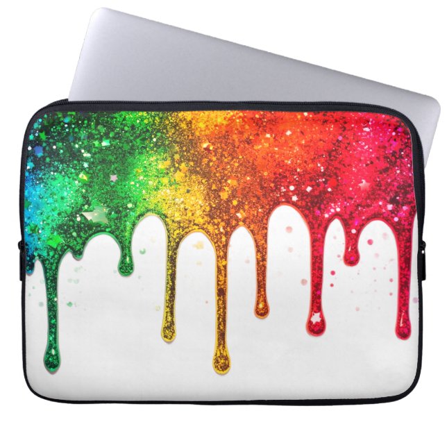 Capa Para Notebook Shiny, Glittery Personalized Back to School (Frente)