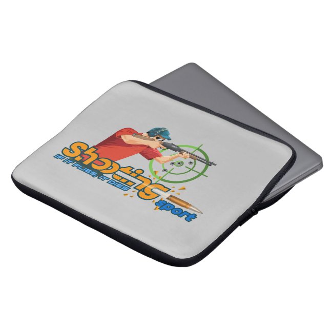 Capa Para Notebook Shooting Sports | Laptop Sleeve (Frente Topo)