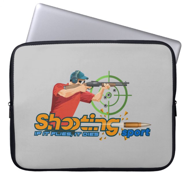Capa Para Notebook Shooting Sports | Laptop Sleeve 15" (Frente)
