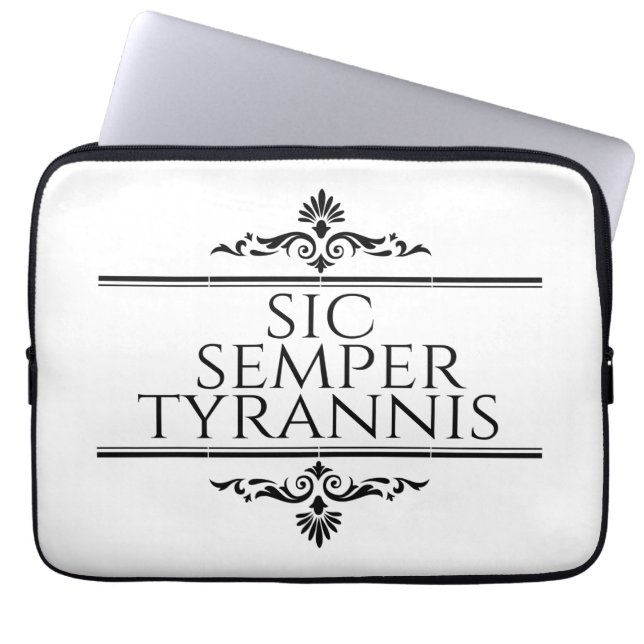 Capa Para Notebook Sic Semper Tyrannis (Frente)