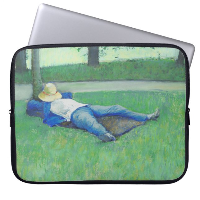 Capa Para Notebook Siesta (por Gustave Caillebotte) (Frente)