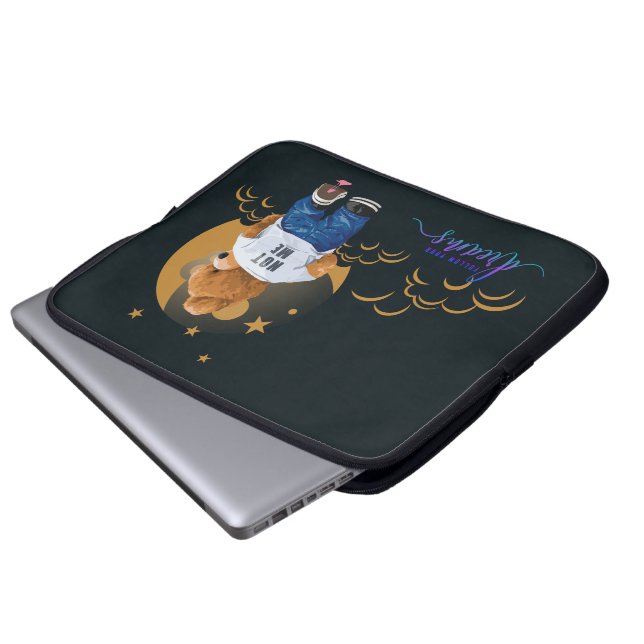 Capa Para Notebook Siga seus sonhos | Bolsa de laptop 15" (Frente Inferior)