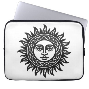 Capa Para Notebook Sigilo do Rosto Solar – Emblema do Sol Negro