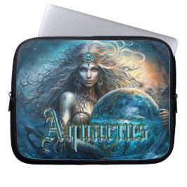 Capa Para Notebook Signo Zodiacal de Aquário