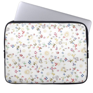 Capa Para Notebook Signos do Zodíaco Numéricos Multicoloridos