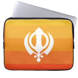 Capa Para Notebook Sikh Khanda - Bolsa de laptop